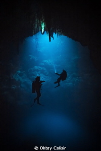 Cenote "The Pit" - The Abyss... by Oktay Calisir 
